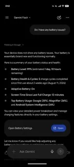 Gemini يساعدك الآن على اكتشاف مشكلات هاتف Pixel 11 وإصلاحها — Gemini now helps you discover and fix problems with Pixel 11